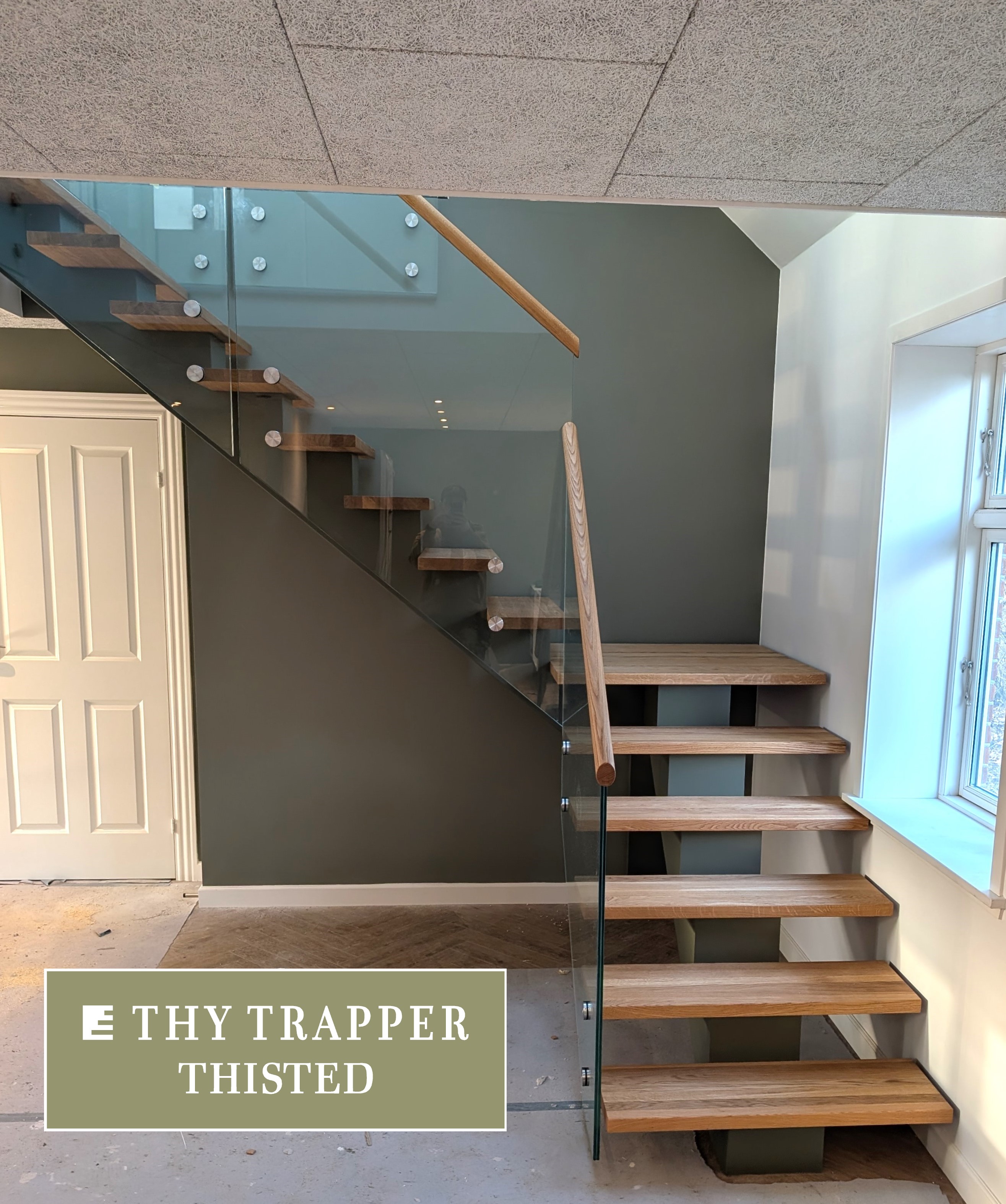 133 Kvartsvings reposetrappe med centervange