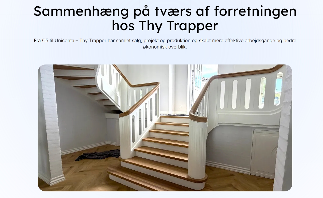 uniconta thy trapper nyhed